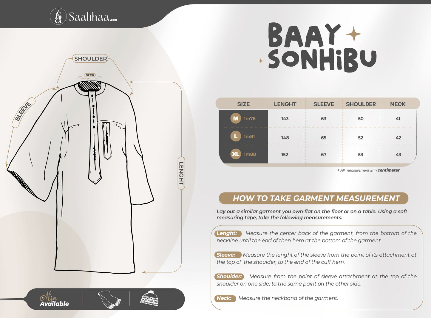 Baye Sohinbou – Traditional Senegalese Mouride Men’s Attire (Super 100 Fabric)