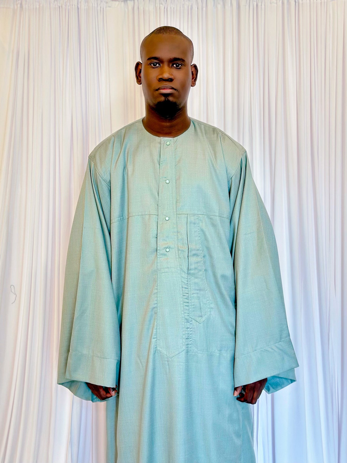 Baye Sohinbou – Traditional Senegalese Mouride Men’s Attire (Super 100 Fabric)