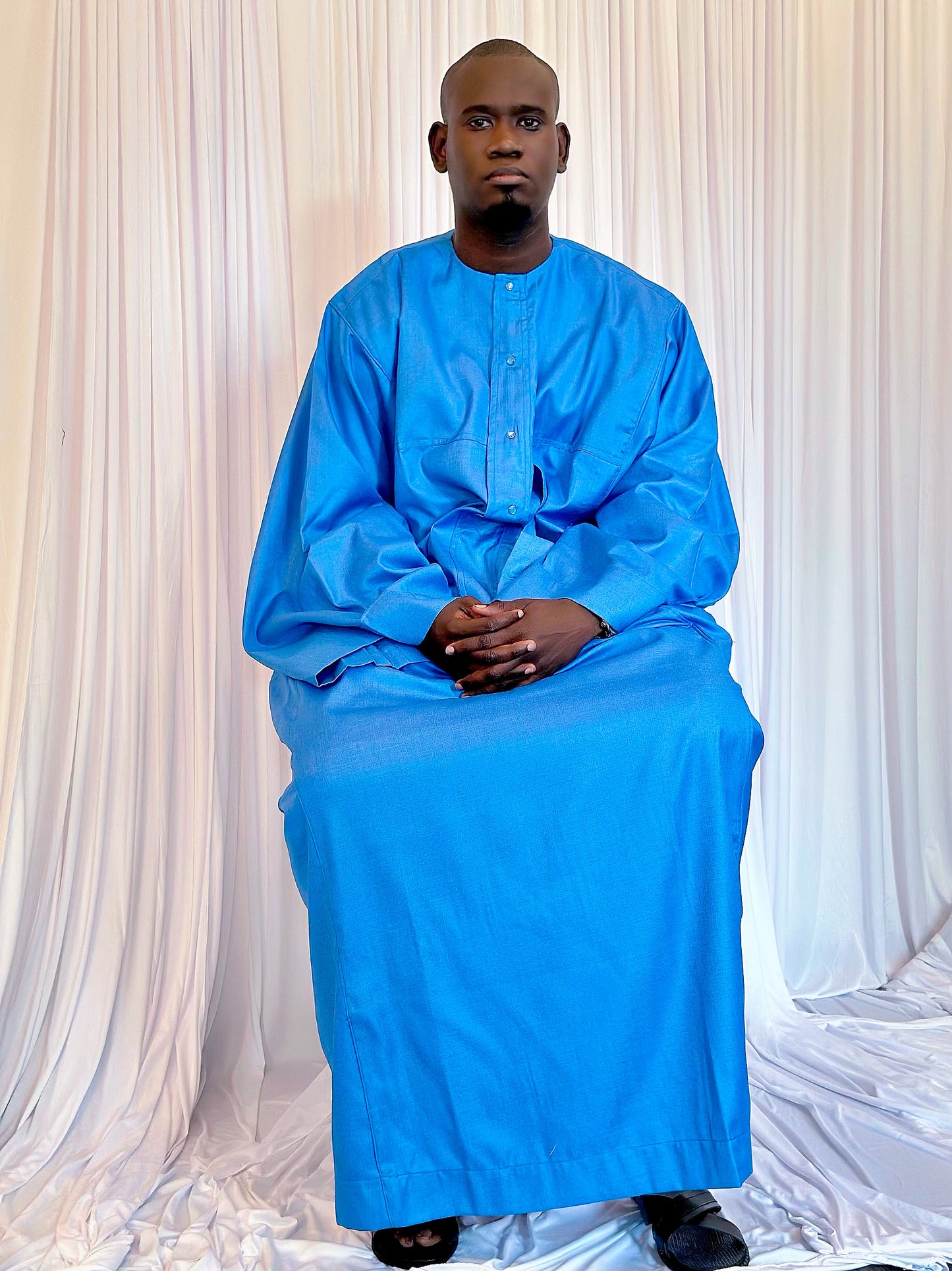 Baye Sohinbou – Traditional Senegalese Mouride Men’s Attire (Super 100 Fabric)