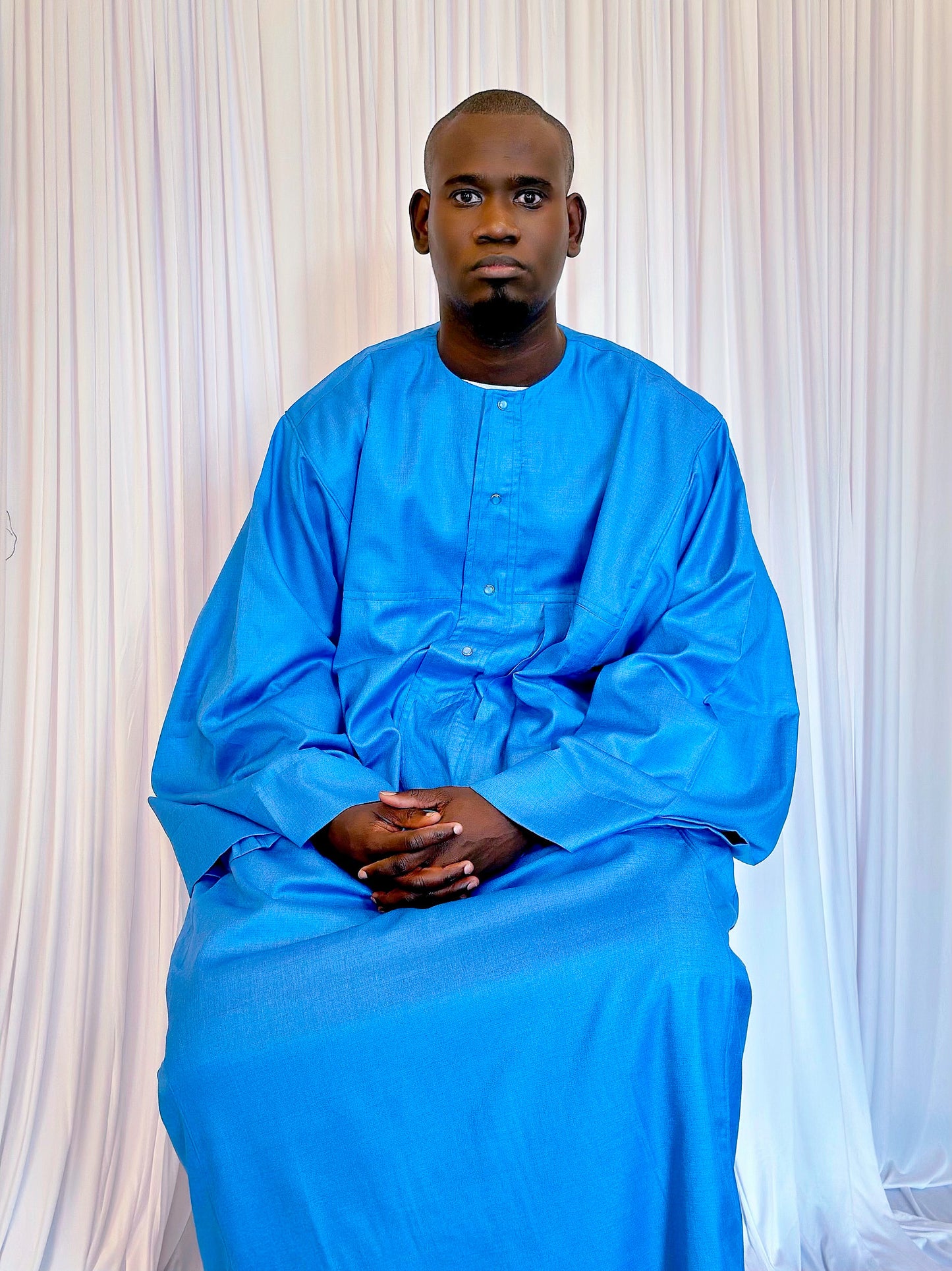 Baye Sohinbou – Traditional Senegalese Mouride Men’s Attire (Super 100 Fabric)