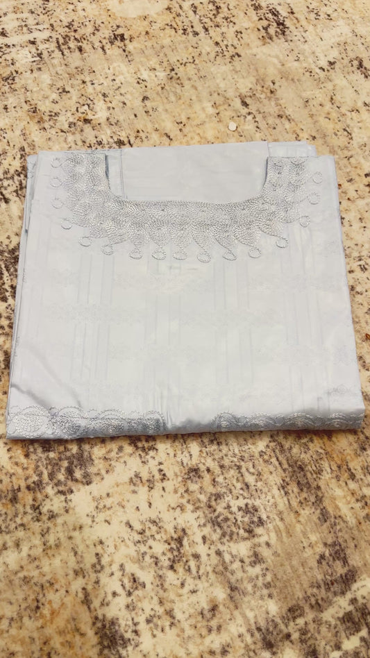 Baye Lahad – Bazin Riche Gold (3-Meter Scarf Included)